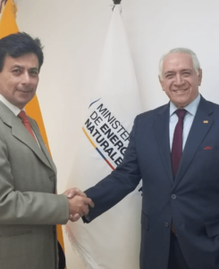 Fernando L. Benalcázar viceministro minas ecuador