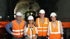 Inauguración de túneles del proyecto Fruta del Norte