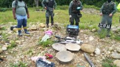 Un campamento fue destruido en operativo contra la minería ilegal en zona fronteriza