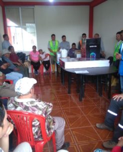 Proyecto La Plata coopera en la atención a los adultos mayores de Palo Quemado