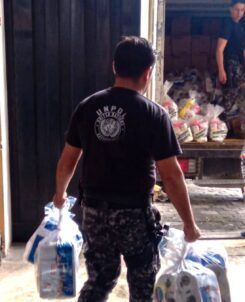 Cámara de Minería del Ecuador realizó una donación de alimentos