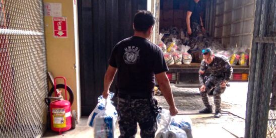 Cámara de Minería del Ecuador realizó una donación de alimentos