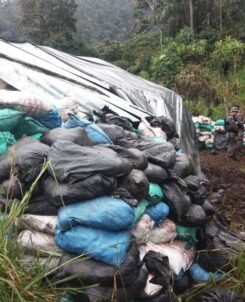 arcom incauta bultos mineria ilegal ecuador