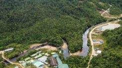 bloqueo fruta del norte via campamento lundin gold