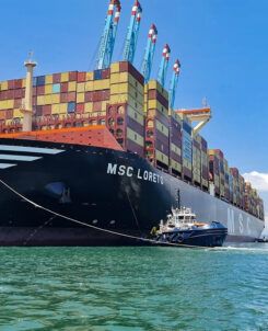 Así es el portacontenedores más grande y más ‘ecológico’ que navega por el mundo MSC Loreto
